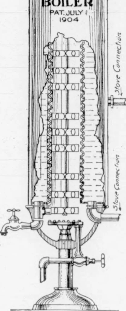 An illustration from The Architect, 1905, leaf 119