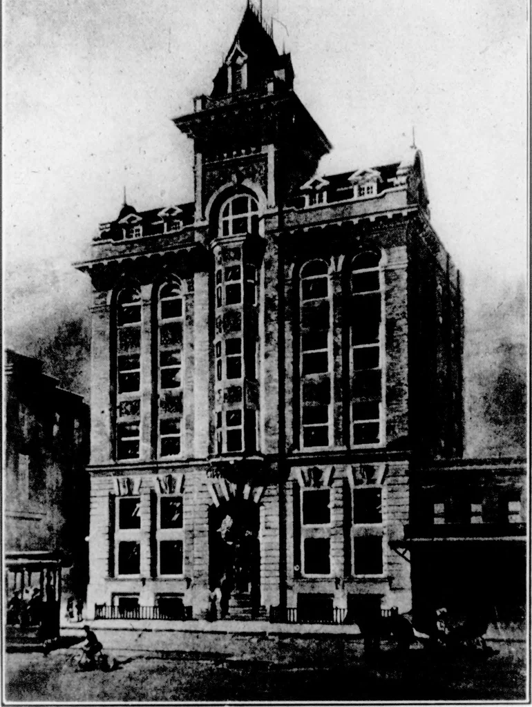 An illustration from The Architect, 1905, leaf 147