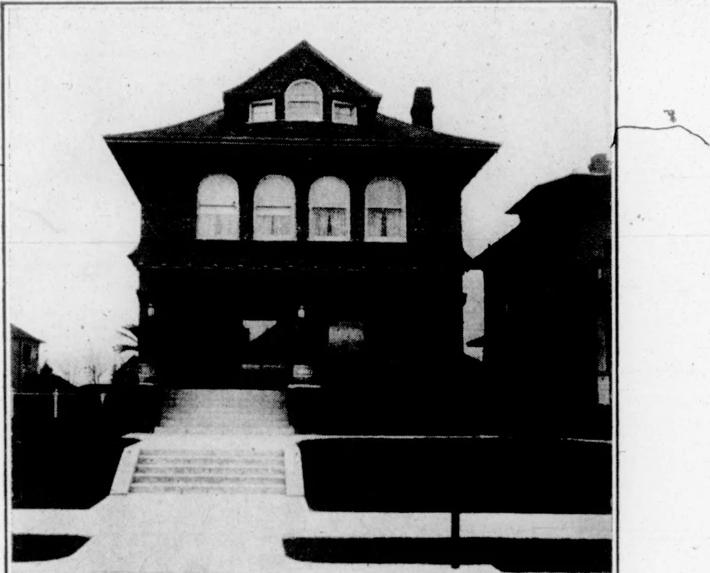 An illustration from The Architect, 1905, leaf 148
