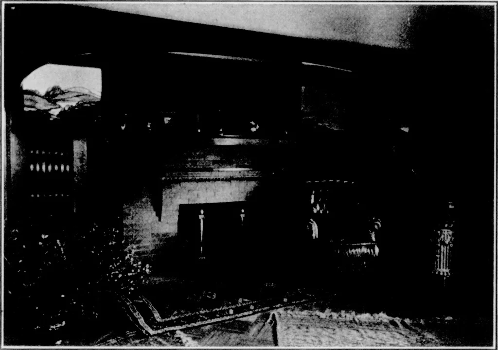 An illustration from The Architect, 1905, leaf 148