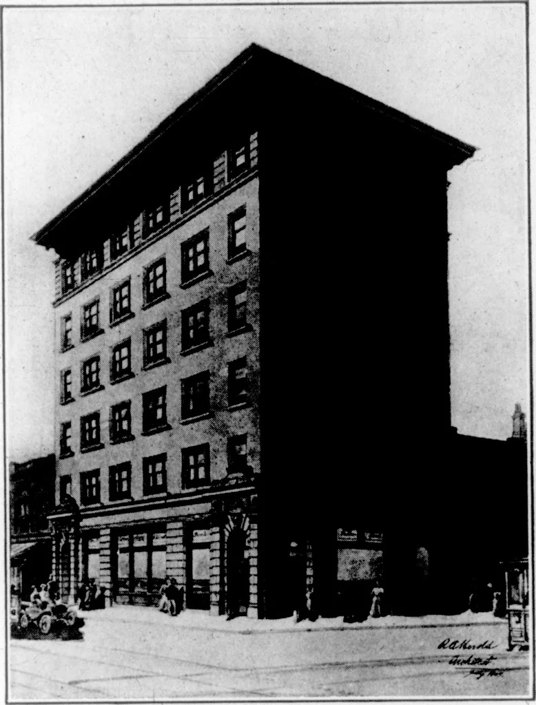 An illustration from The Architect, 1905, leaf 153