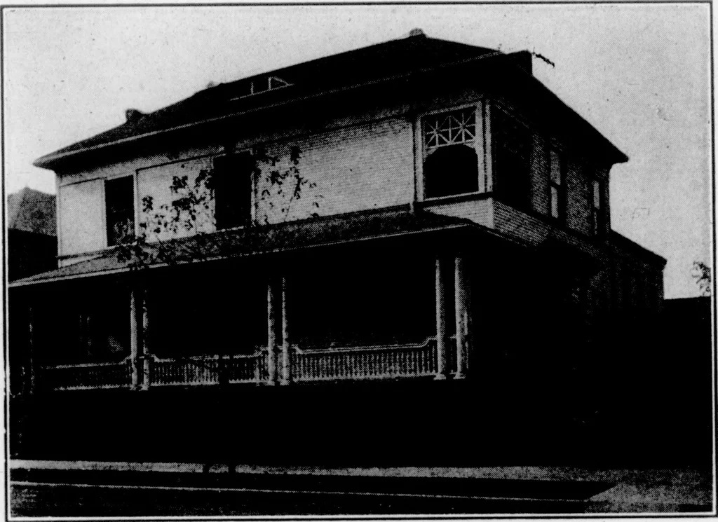 An illustration from The Architect, 1905, leaf 153