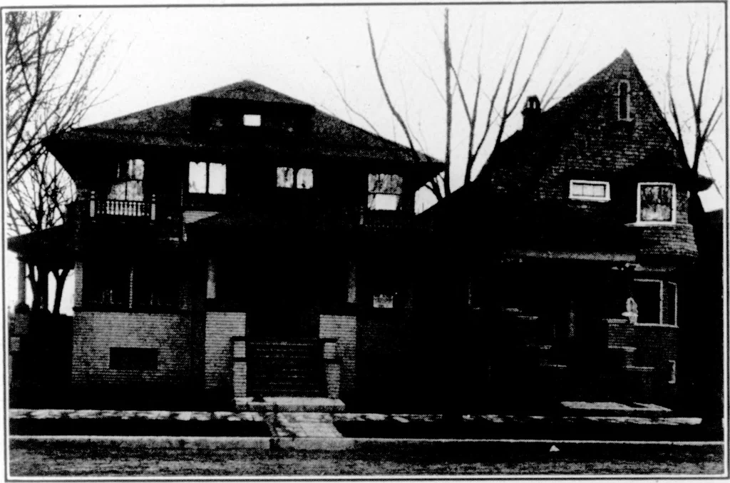 An illustration from The Architect, 1905, leaf 154