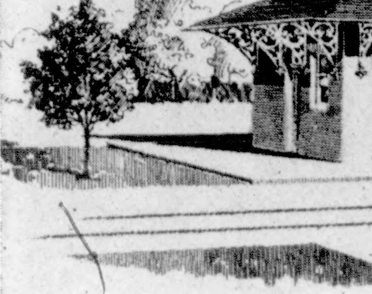 An illustration from The Architect, 1905, leaf 160