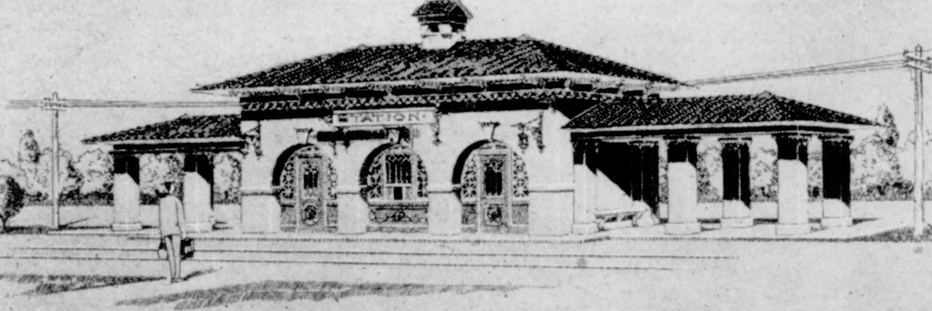An illustration from The Architect, 1905, leaf 160
