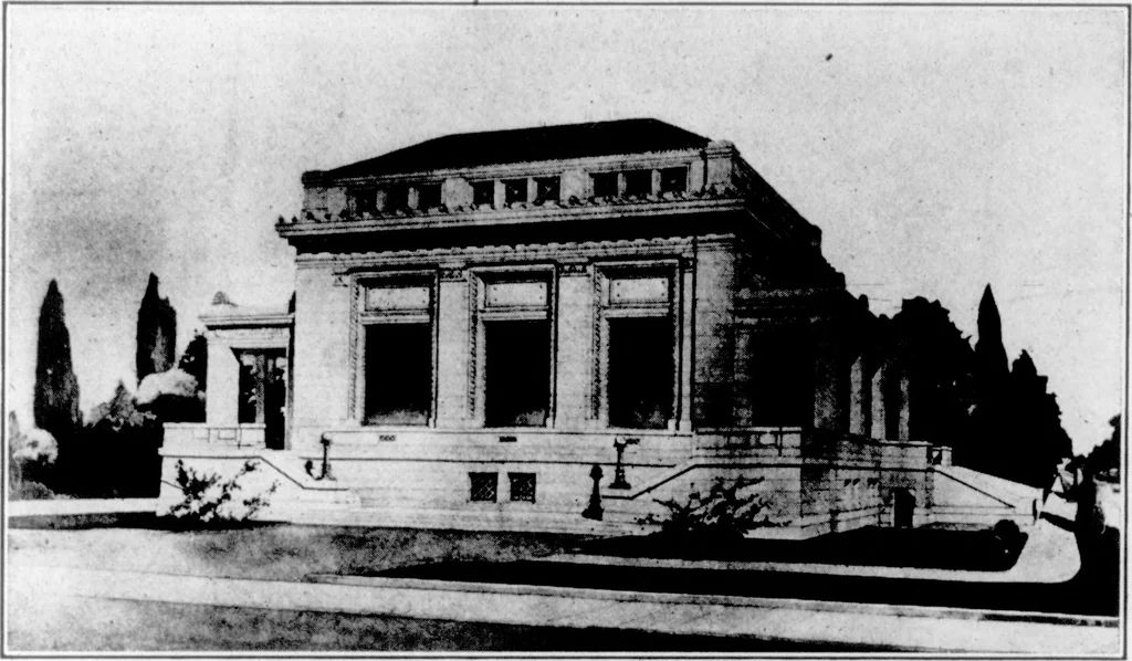An illustration from The Architect, 1905, leaf 161