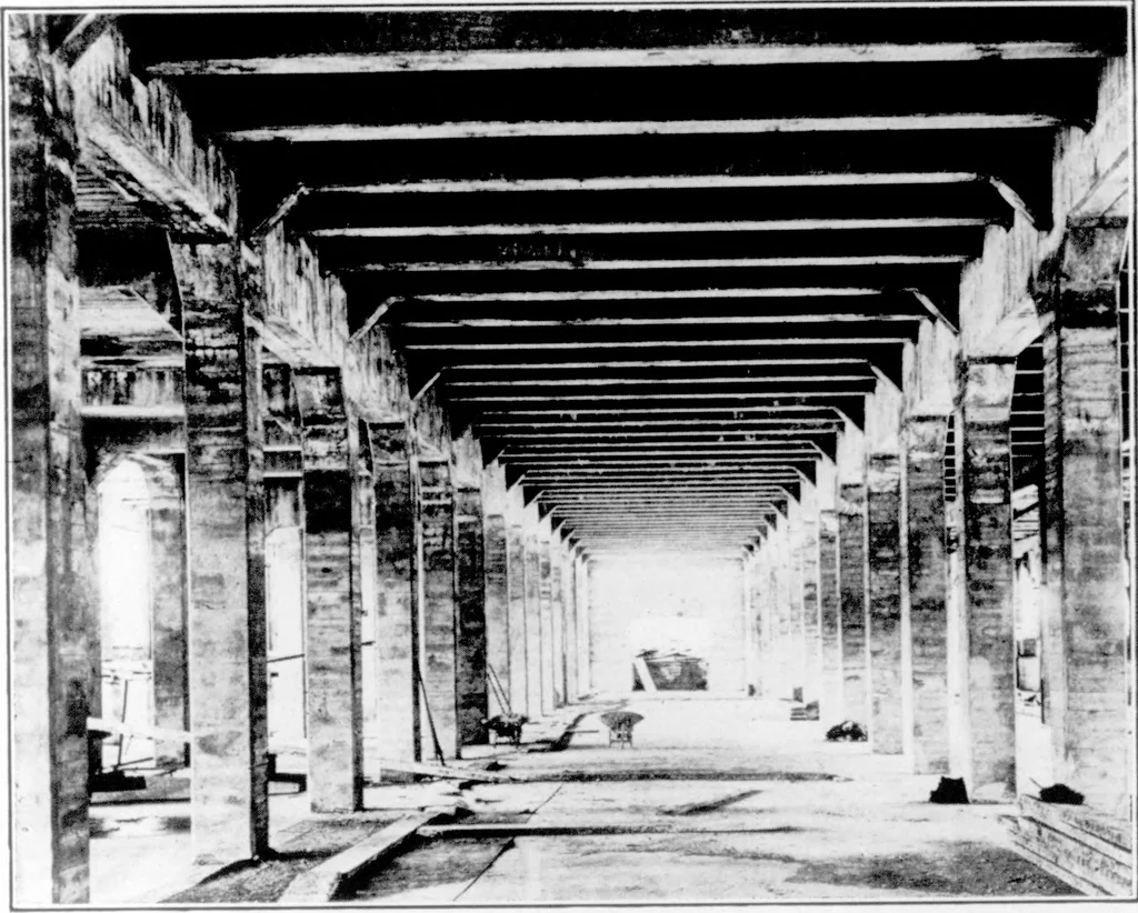 An illustration from The Architect, 1905, leaf 164