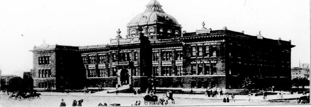 An illustration from The Architect, 1905, leaf 166