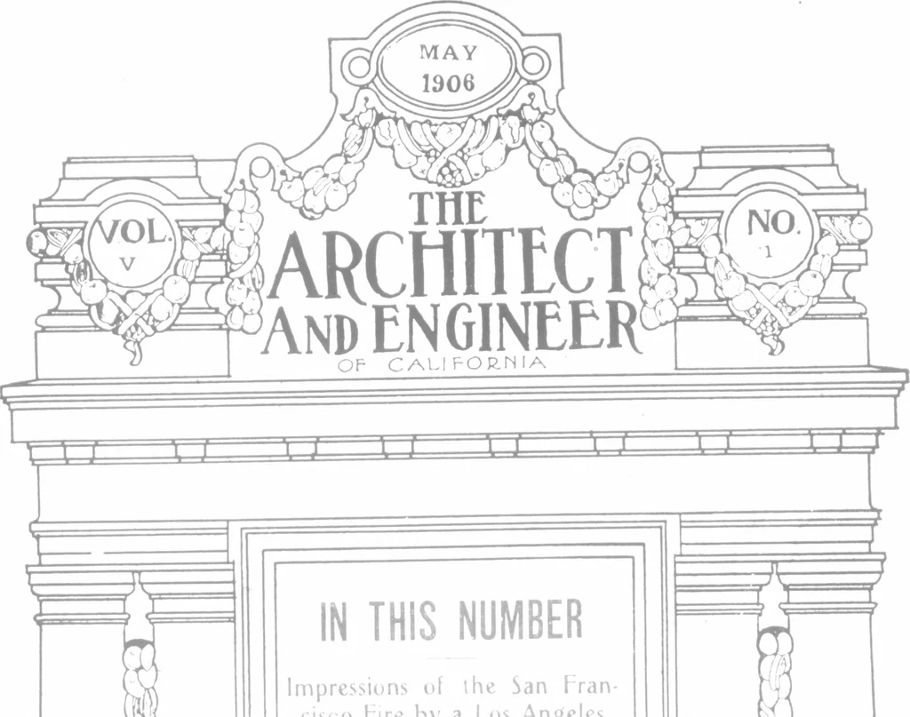 An illustration from The Architect, 1905, leaf 183