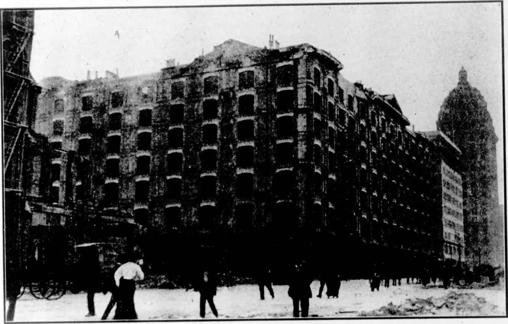 An illustration from The Architect, 1905, leaf 198