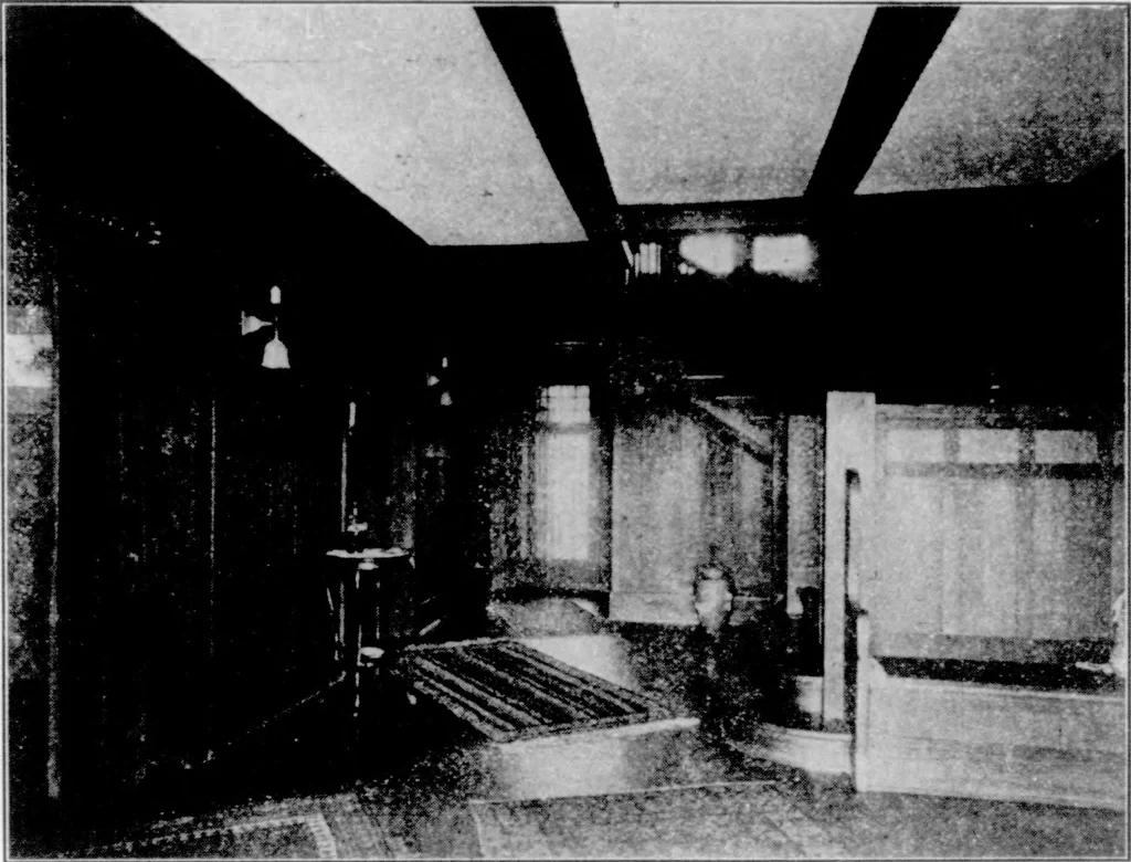 An illustration from The Architect, 1905, leaf 261
