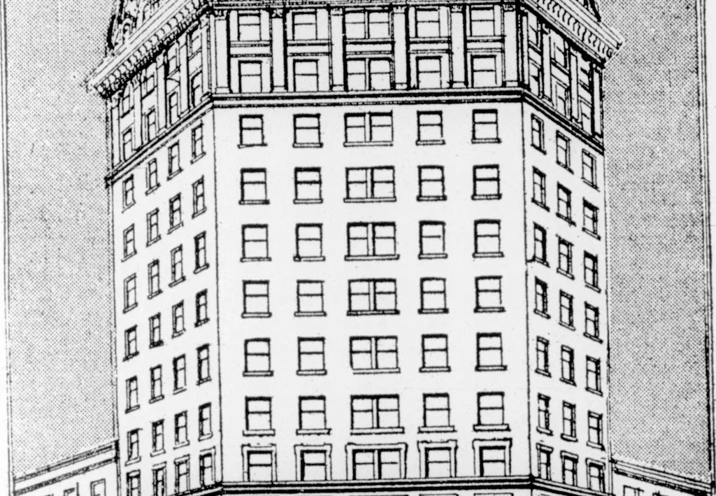 An illustration from The Architect, 1905, leaf 277