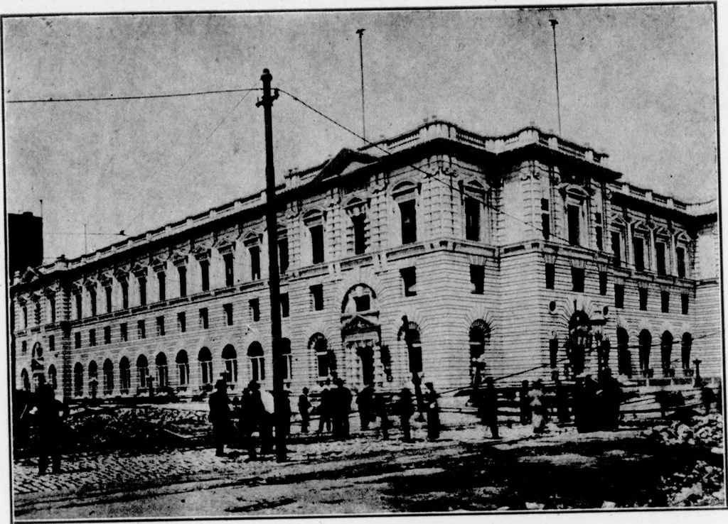 An illustration from The Architect, 1905, leaf 278