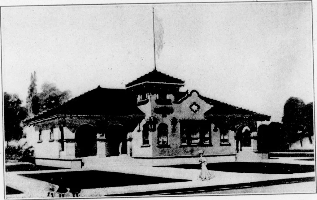 An illustration from The Architect, 1905, leaf 286