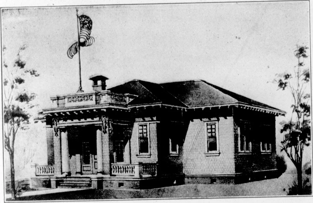 An illustration from The Architect, 1905, leaf 287