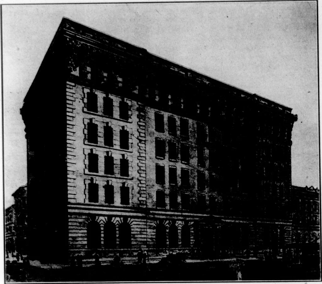 An illustration from The Architect, 1905, leaf 347