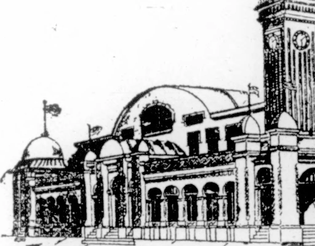 An illustration from The Architect, 1905, leaf 352