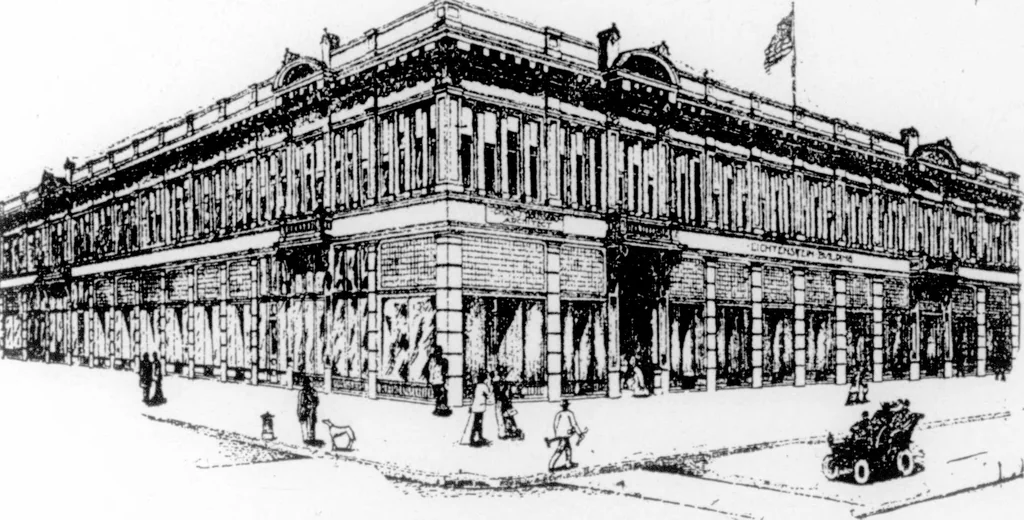 An illustration from The Architect, 1905, leaf 354