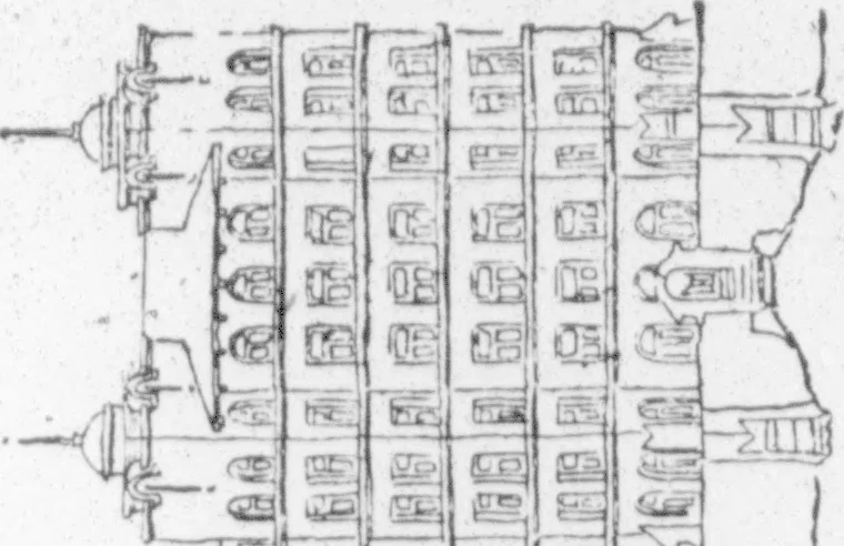 An illustration from The Architect, 1905, leaf 389