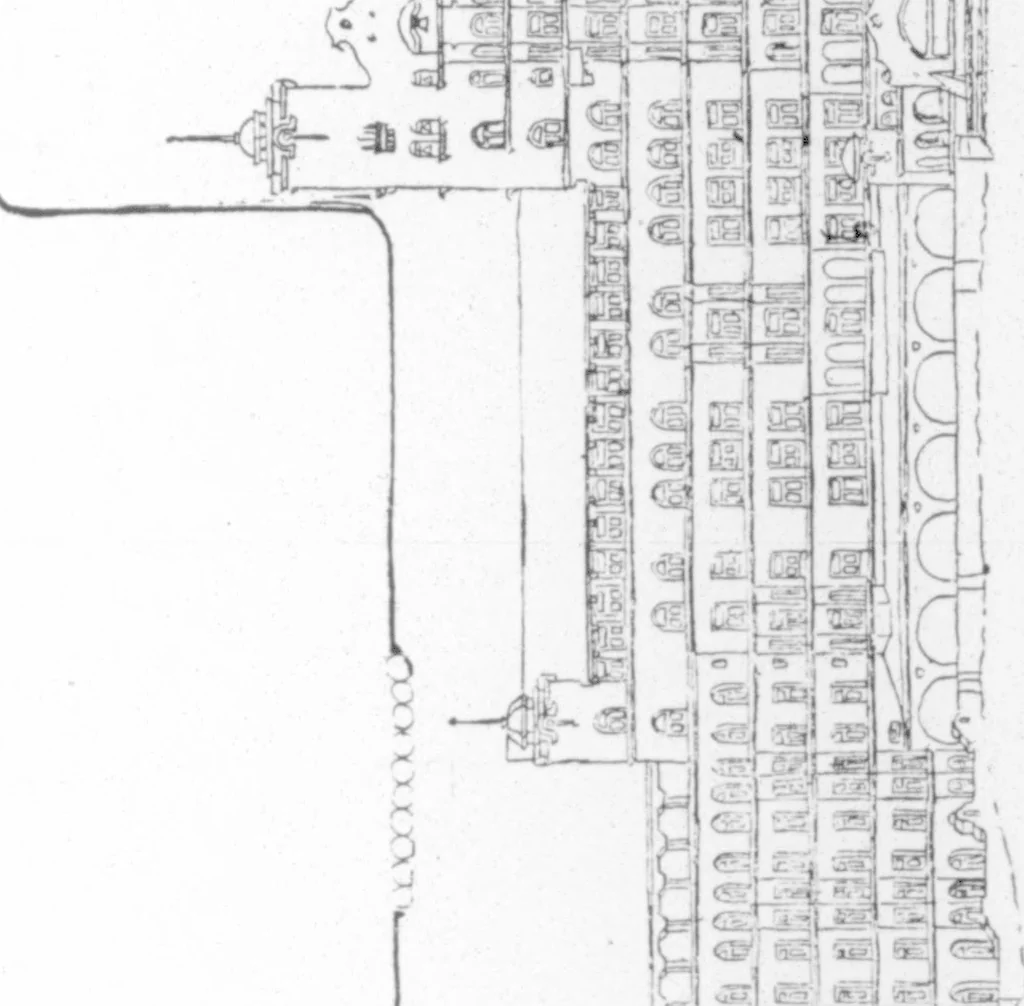 An illustration from The Architect, 1905, leaf 389