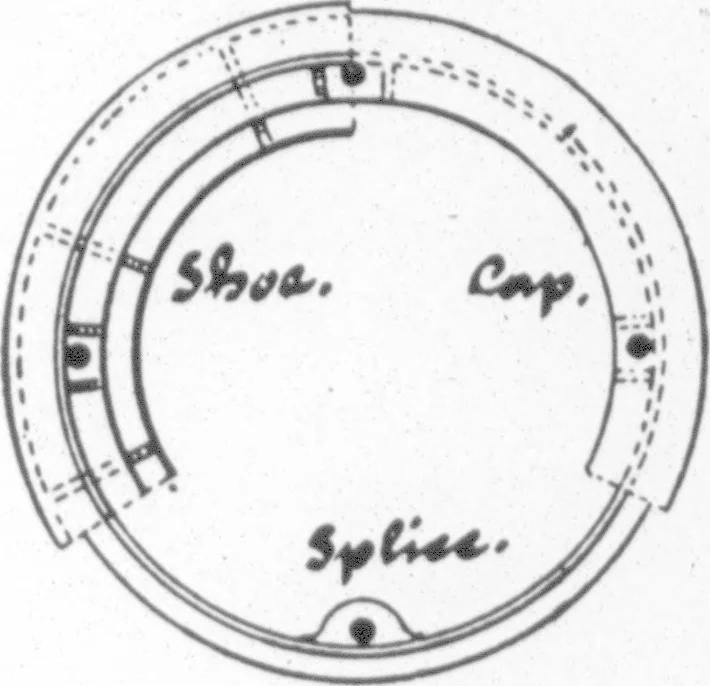 An illustration from The Architect, 1905, leaf 390