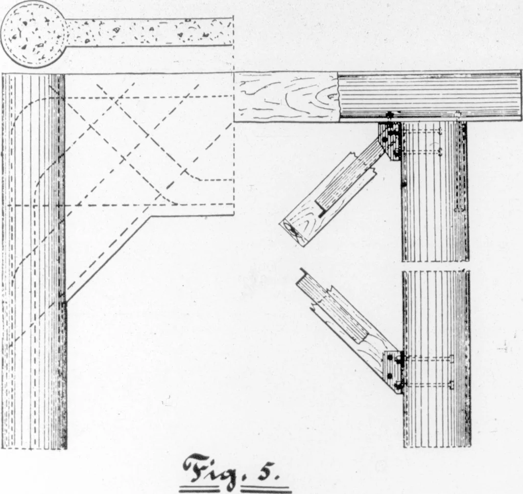 An illustration from The Architect, 1905, leaf 391