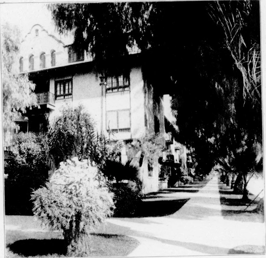 An illustration from The Architect, 1905, leaf 396
