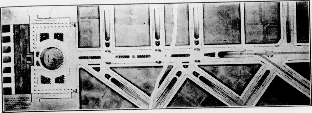An illustration from The Architect, 1905, leaf 400