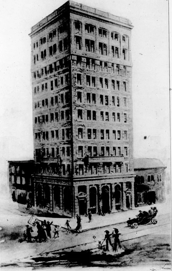 An illustration from The Architect, 1905, leaf 402