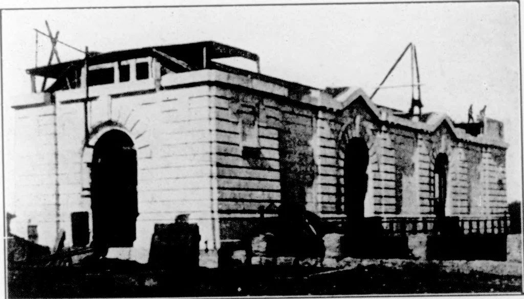 An illustration from The Architect, 1905, leaf 414