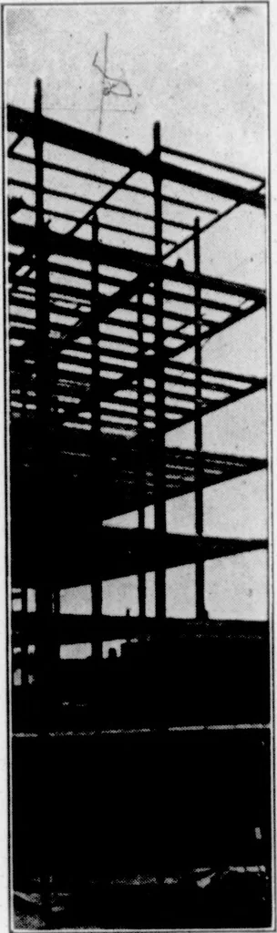 An illustration from The Architect, 1905, leaf 425