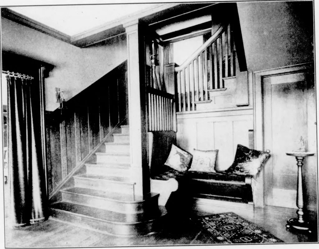 An illustration from The Architect, 1905, leaf 437