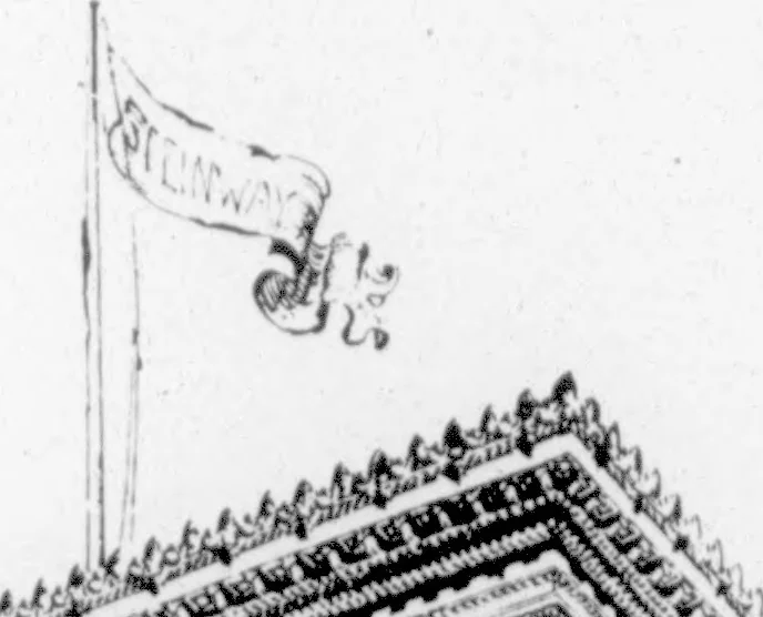 An illustration from The Architect, 1905, leaf 442