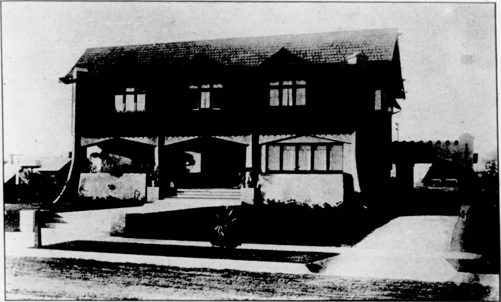 An illustration from The Architect, 1905, leaf 447