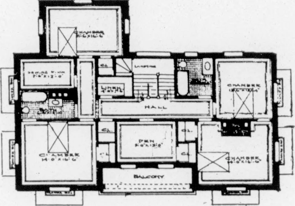 An illustration from The Architect, 1905, leaf 453