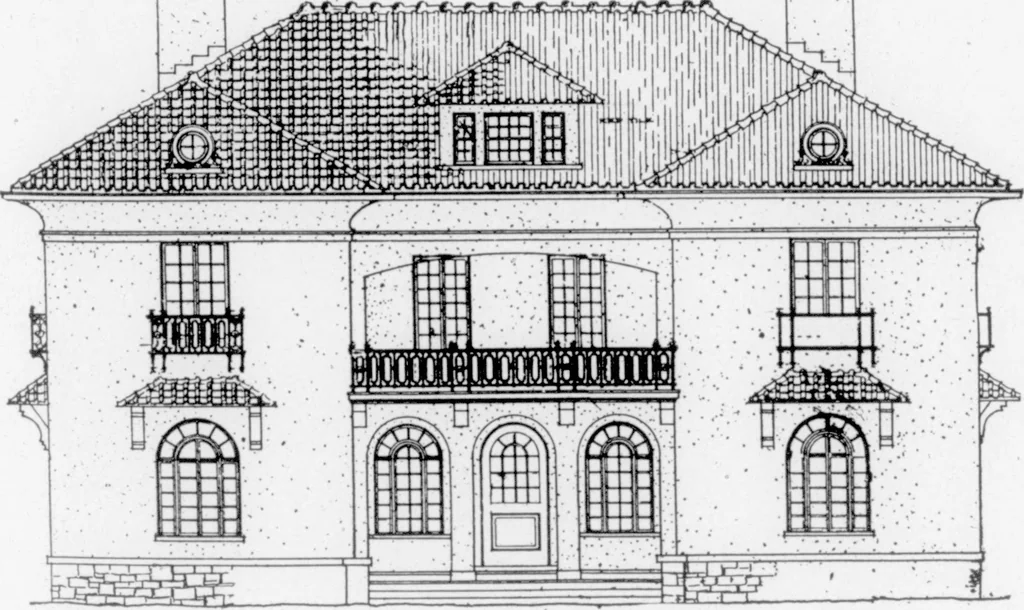 An illustration from The Architect, 1905, leaf 453