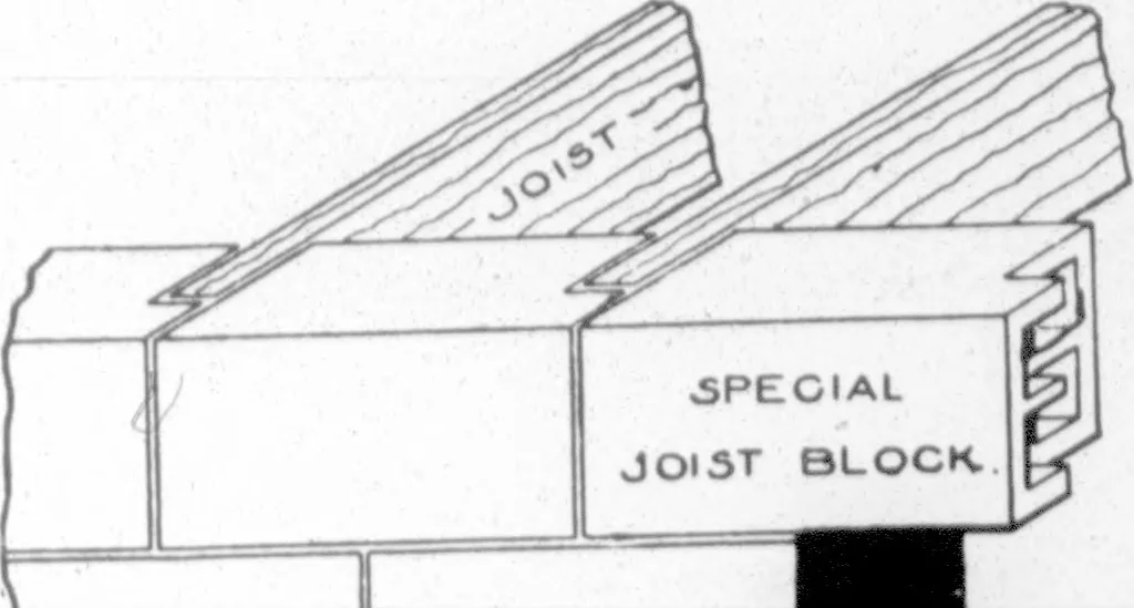 An illustration from The Architect, 1905, leaf 454