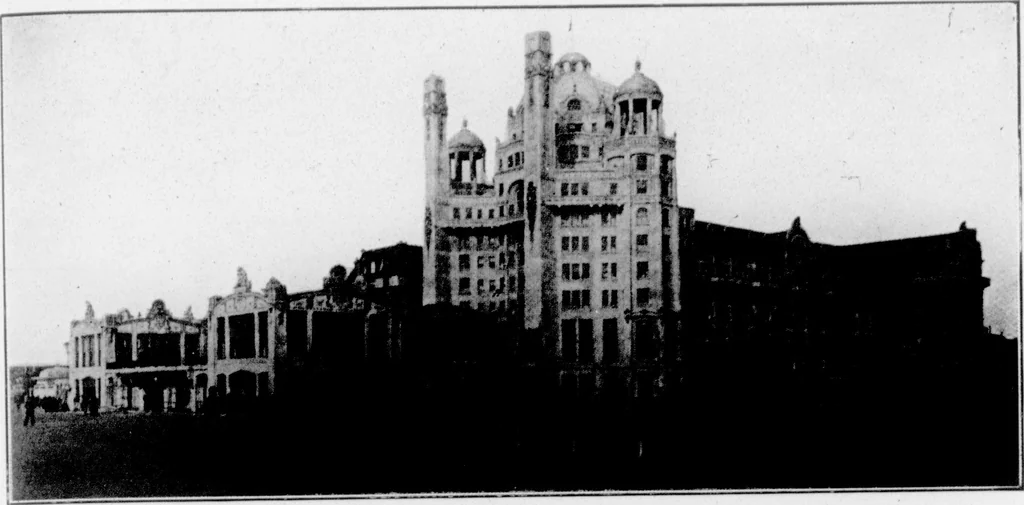 An illustration from The Architect, 1905, leaf 454