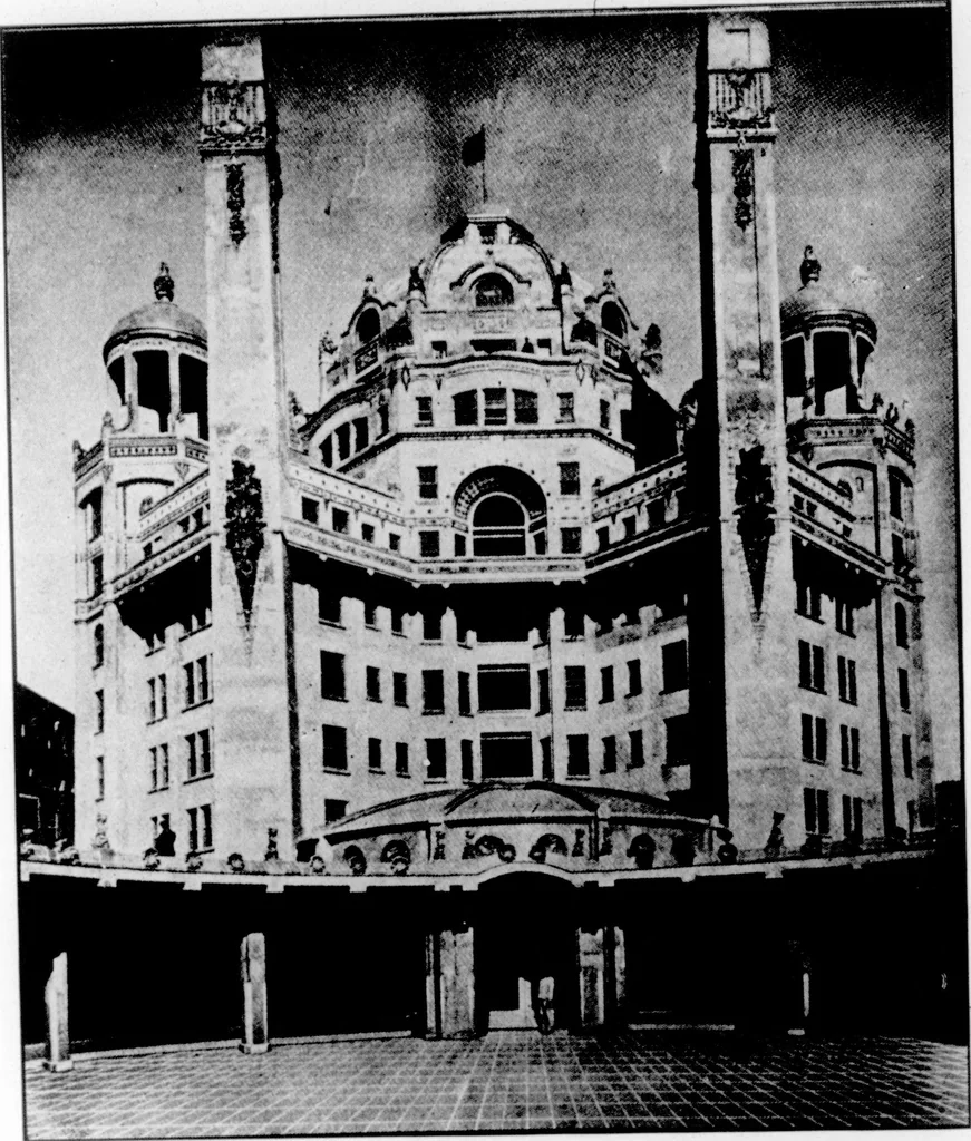 An illustration from The Architect, 1905, leaf 455
