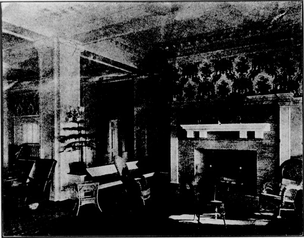 An illustration from The Architect, 1905, leaf 461