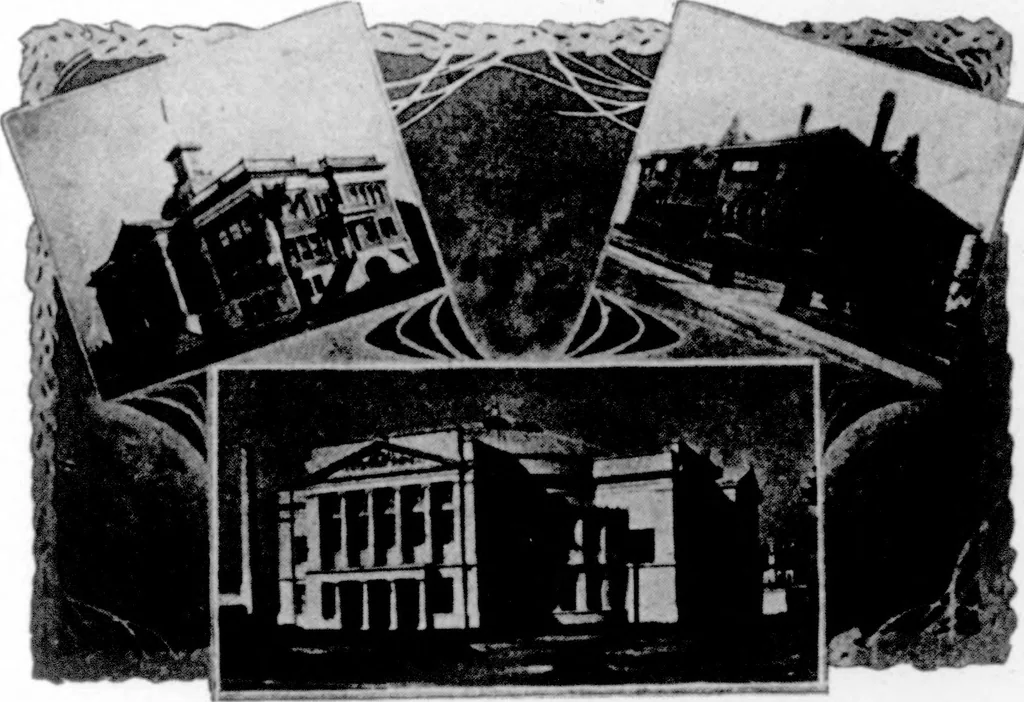 An illustration from The Architect, 1905, leaf 479