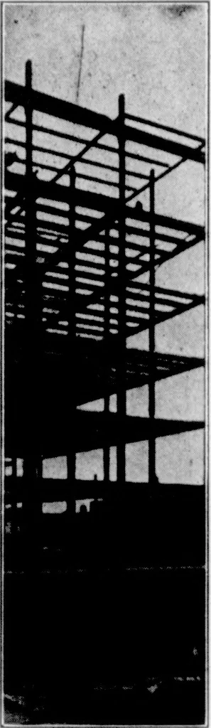 An illustration from The Architect, 1905, leaf 484
