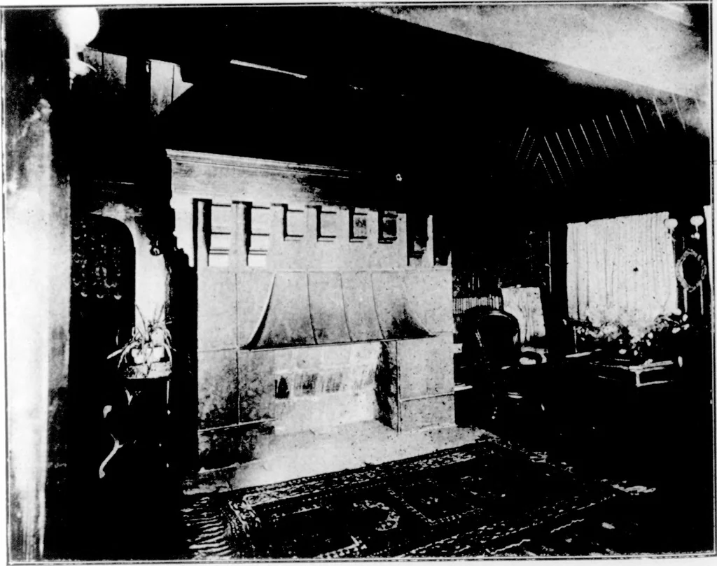 An illustration from The Architect, 1905, leaf 491