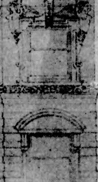 An illustration from The Architect, 1905, leaf 495