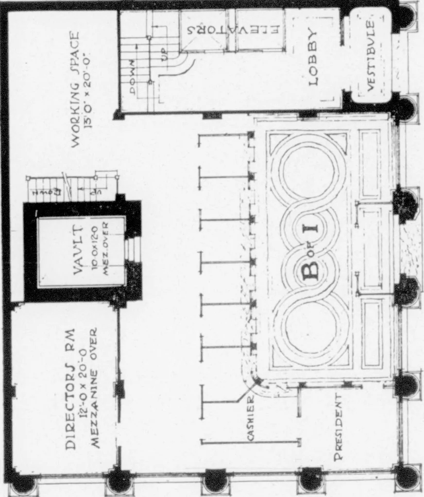 An illustration from The Architect, 1905, leaf 497