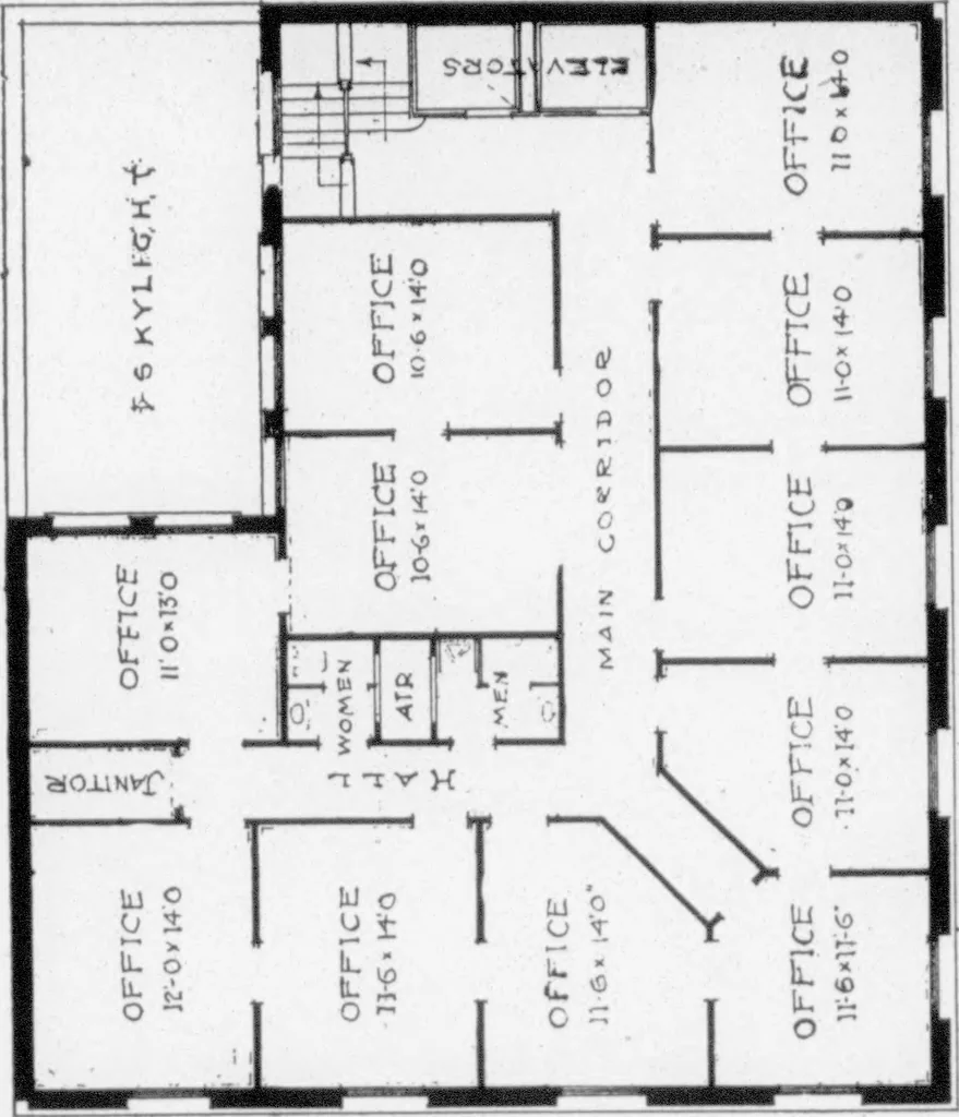 An illustration from The Architect, 1905, leaf 498