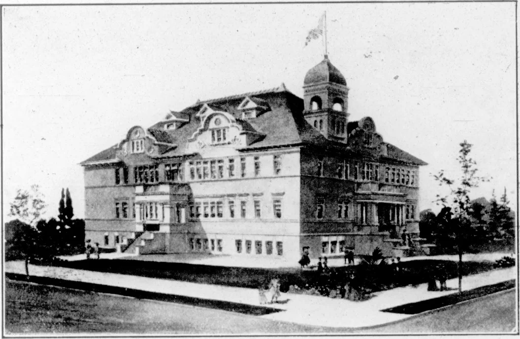 An illustration from The Architect, 1905, leaf 50
