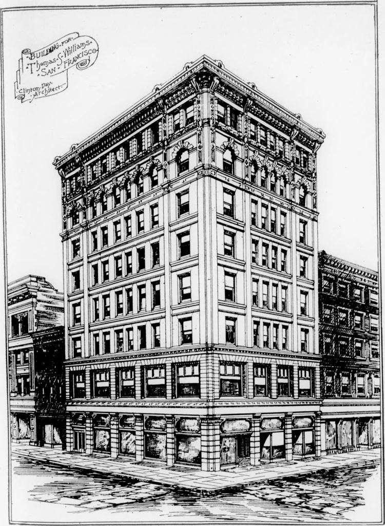An illustration from The Architect, 1905, leaf 506