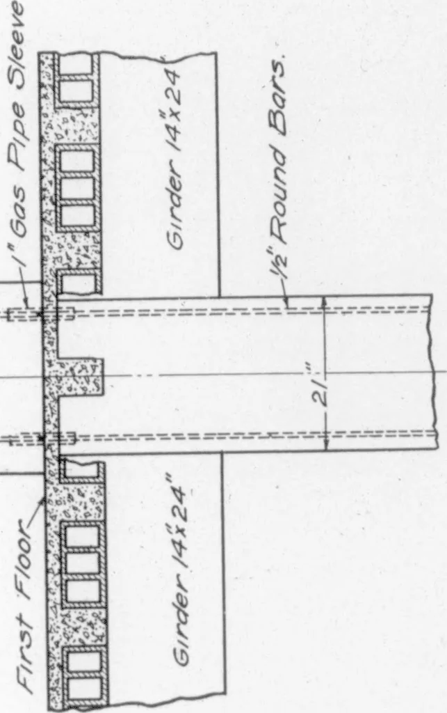 An illustration from The Architect, 1905, leaf 513