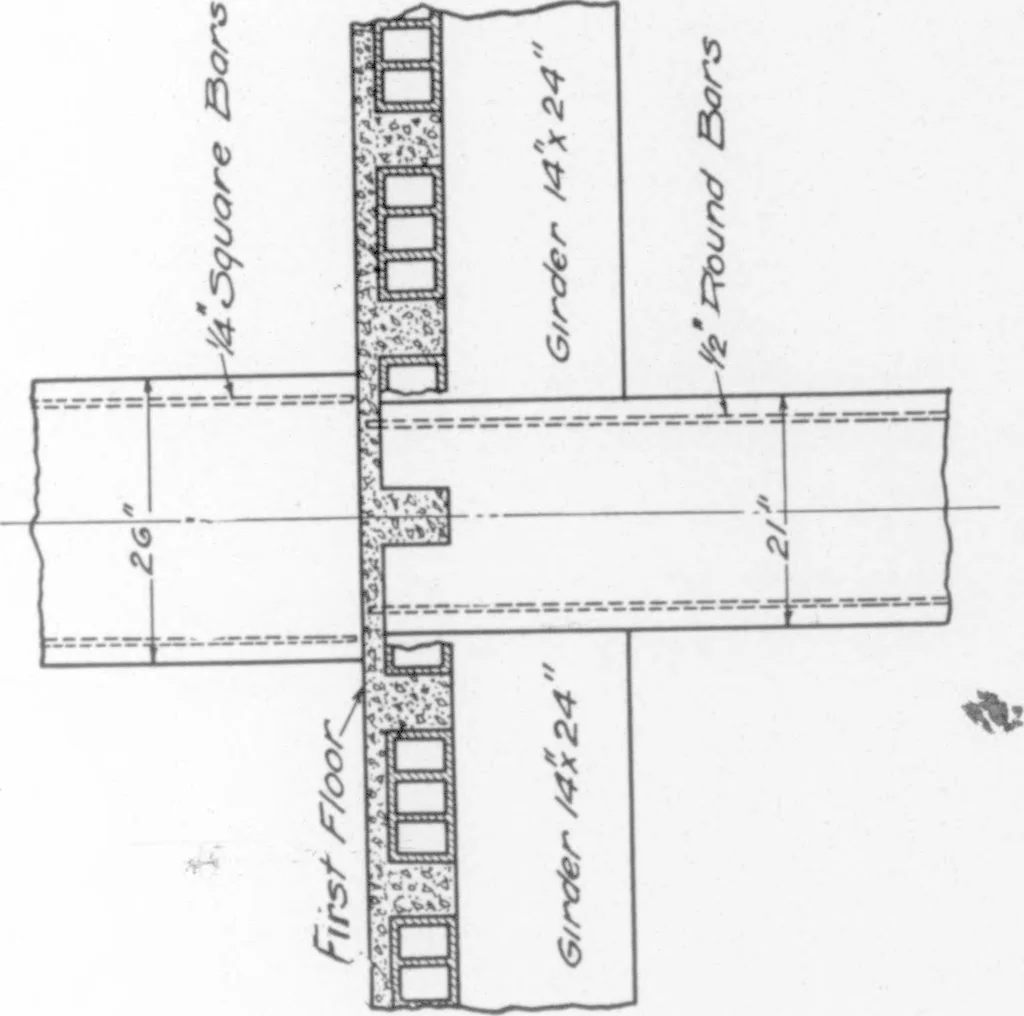 An illustration from The Architect, 1905, leaf 513